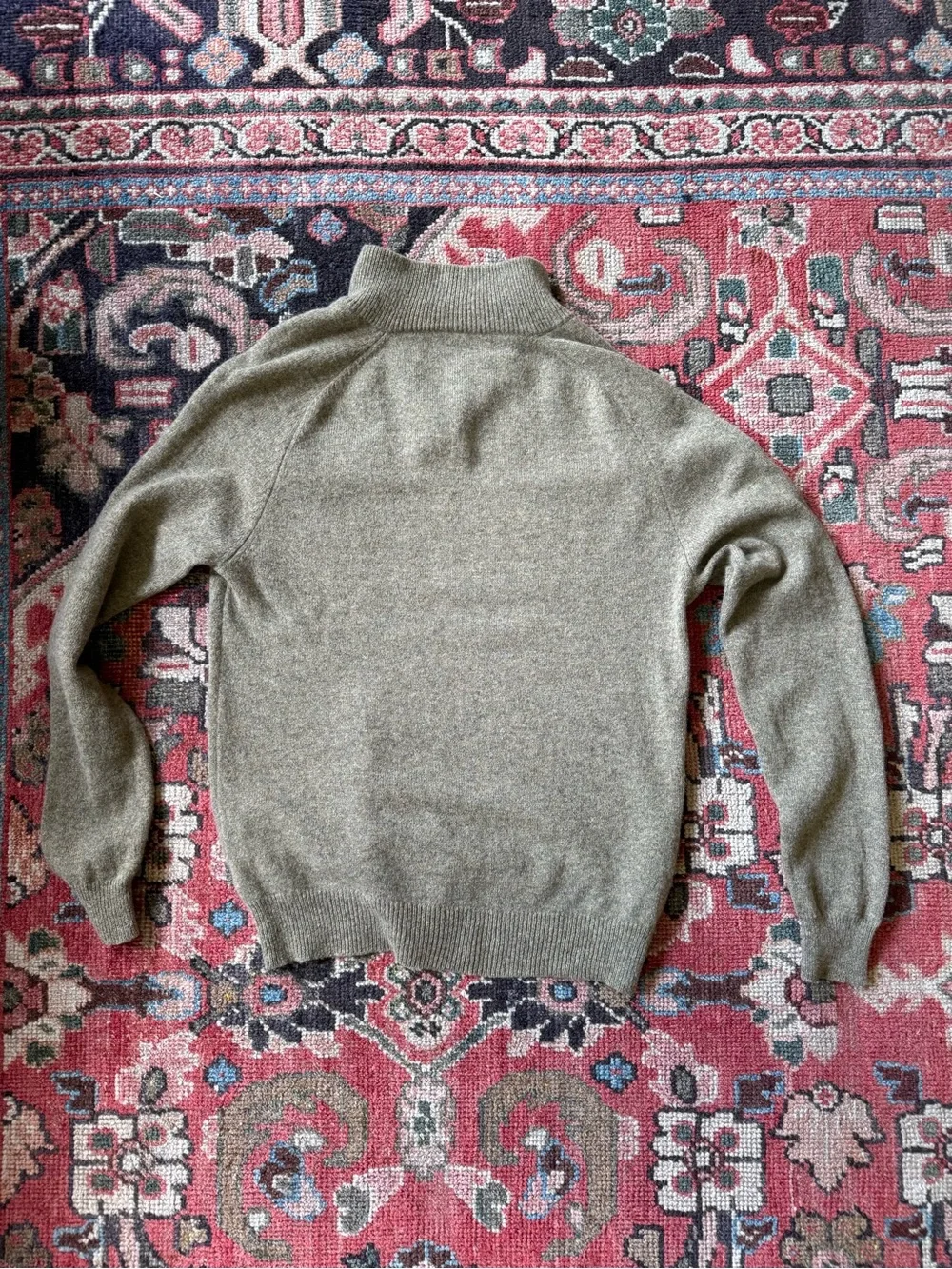 J. Crew Olive Green Lambswool Sweater